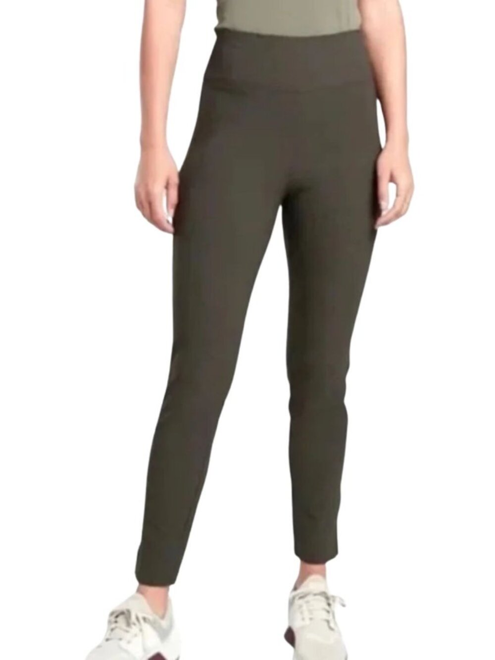 Athleta Wander Slim Ankle Leggings Pant Sz 4 Hiking Outdoor Travel Athleisure
